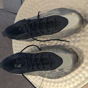 Men's Black and Gray Athletic Shoes Anthony Edwards